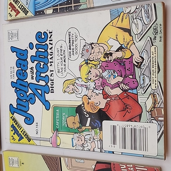 1996-2005 Archie, Jughead, Betty & Veronica Digest Magazines 7 Count - Picture 8 of 12